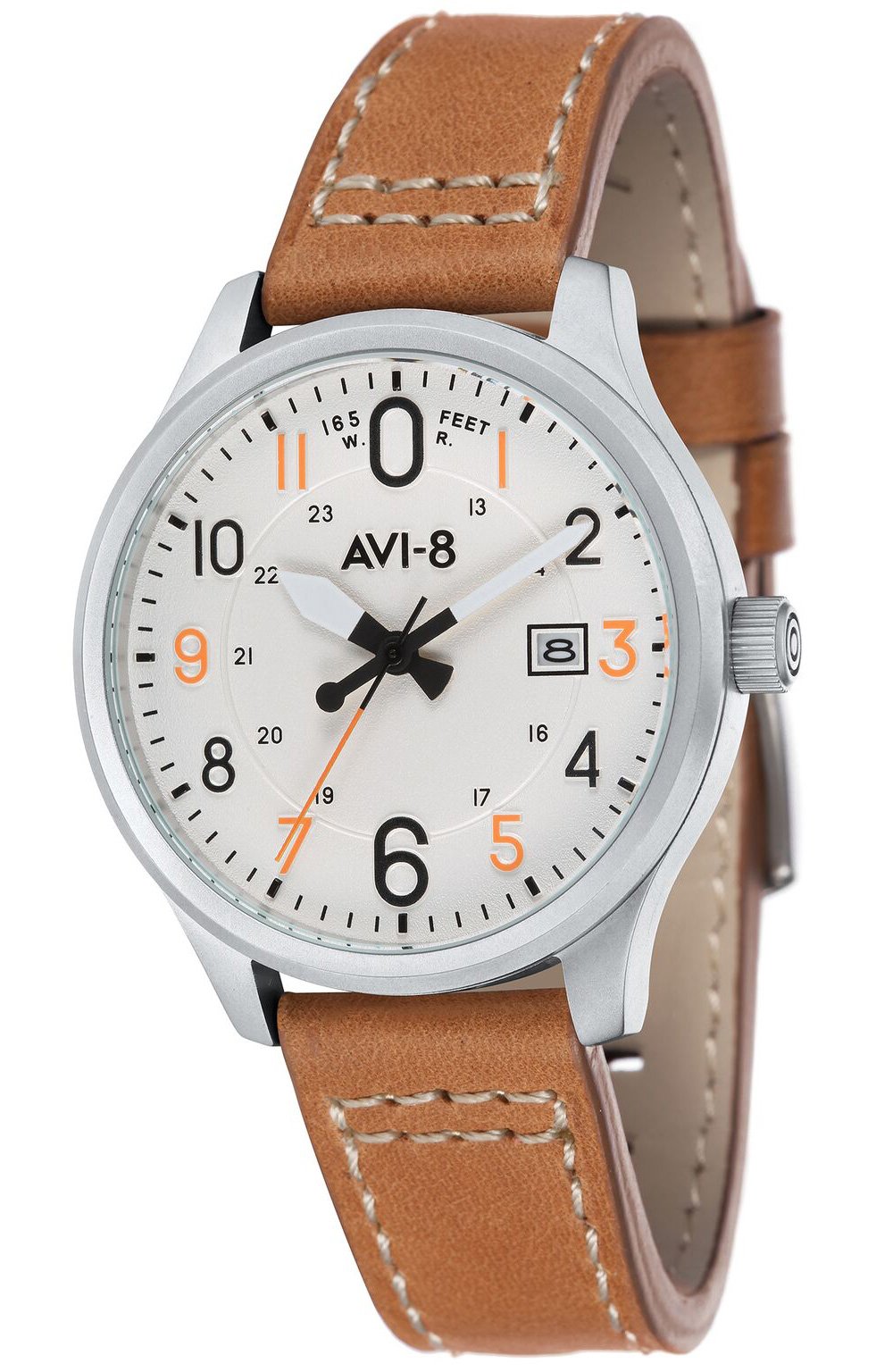 AV-4053-0A, браслет коричневый, наручные часы AVI-8