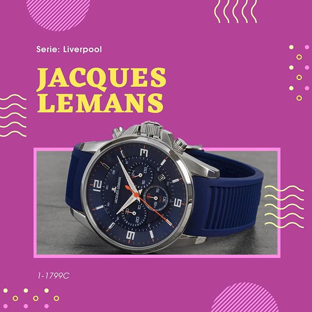 Яркий спортивный хронограф Жак Леман - отличный спутник для занятий спортом и активного образа жизни.